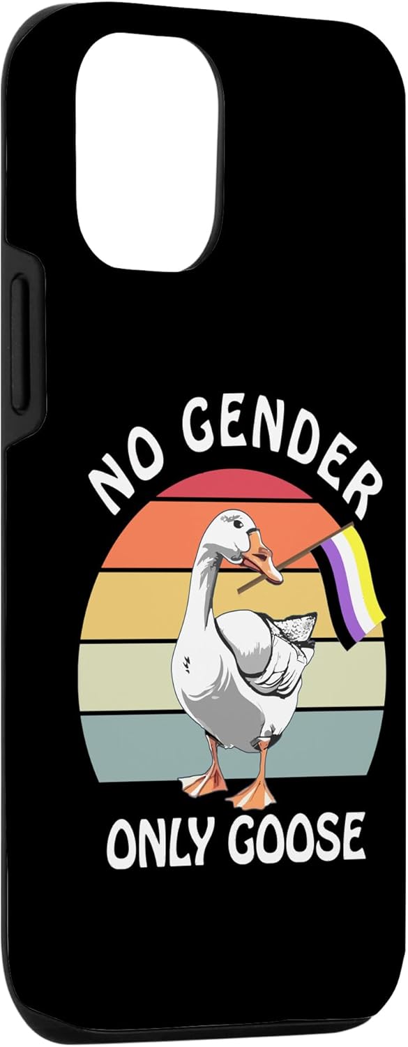 Funda LGBTQ para iPhone 13 Pro Nonbinary Goose Bi Pride Flag Bi Pride Parade Flag