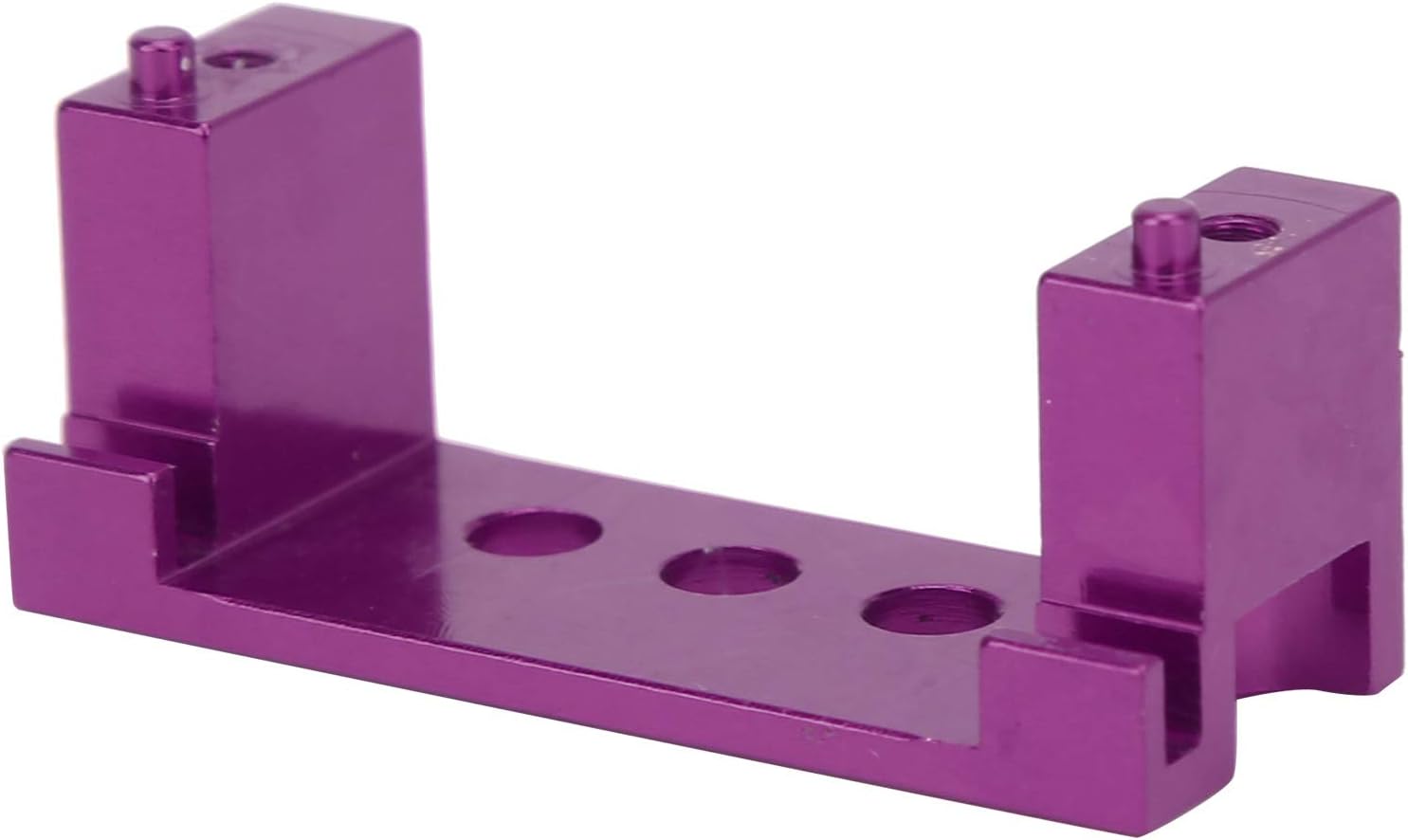 Asiento de engranaje de dirección de montaje servo RC compatible con WLtoys 144001 Escala 114 RC Model Cars (morado)
