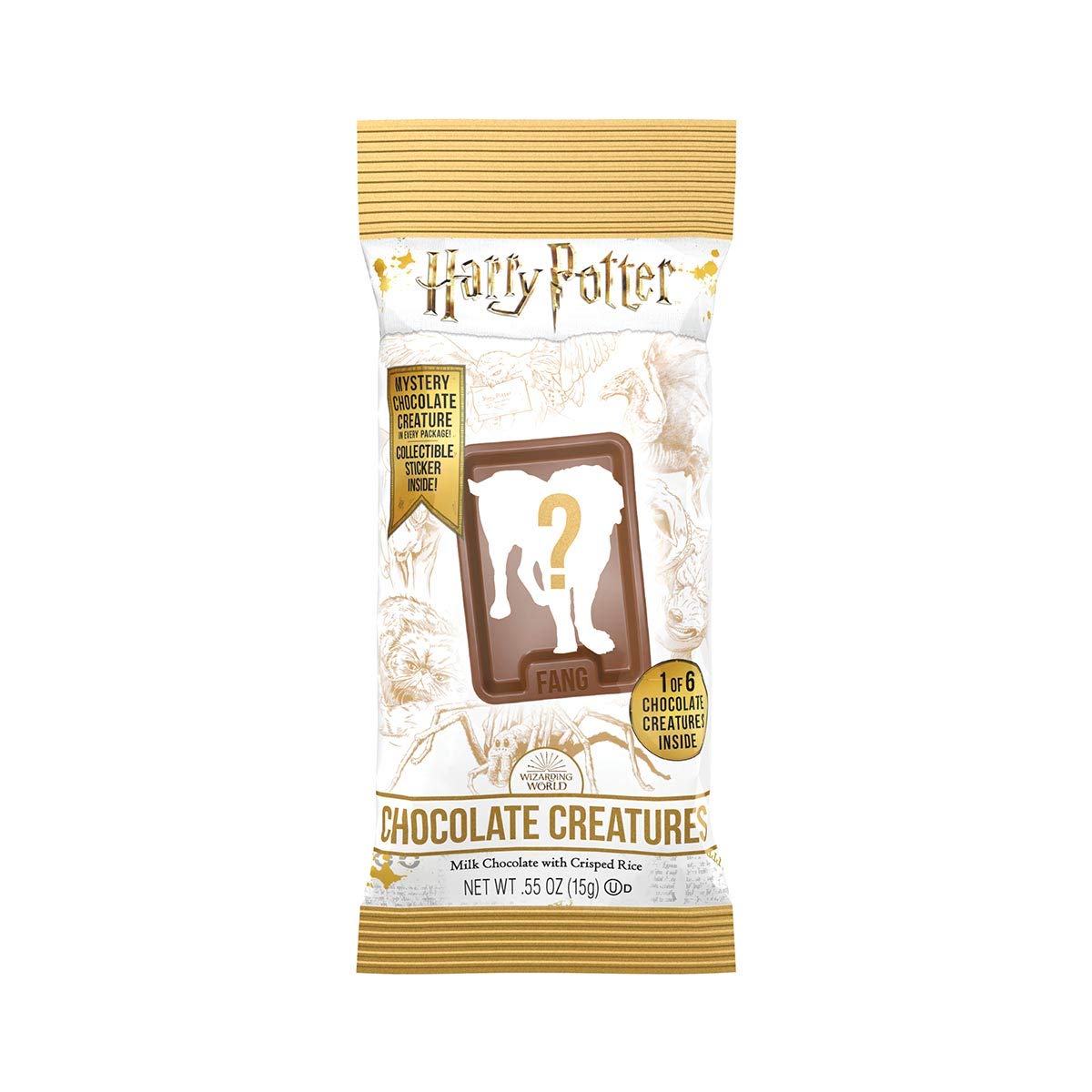 Jelly Belly Harry Potter Criaturas de chocolate – 6 unidades – oficial, genuino, directamente de la fuente
