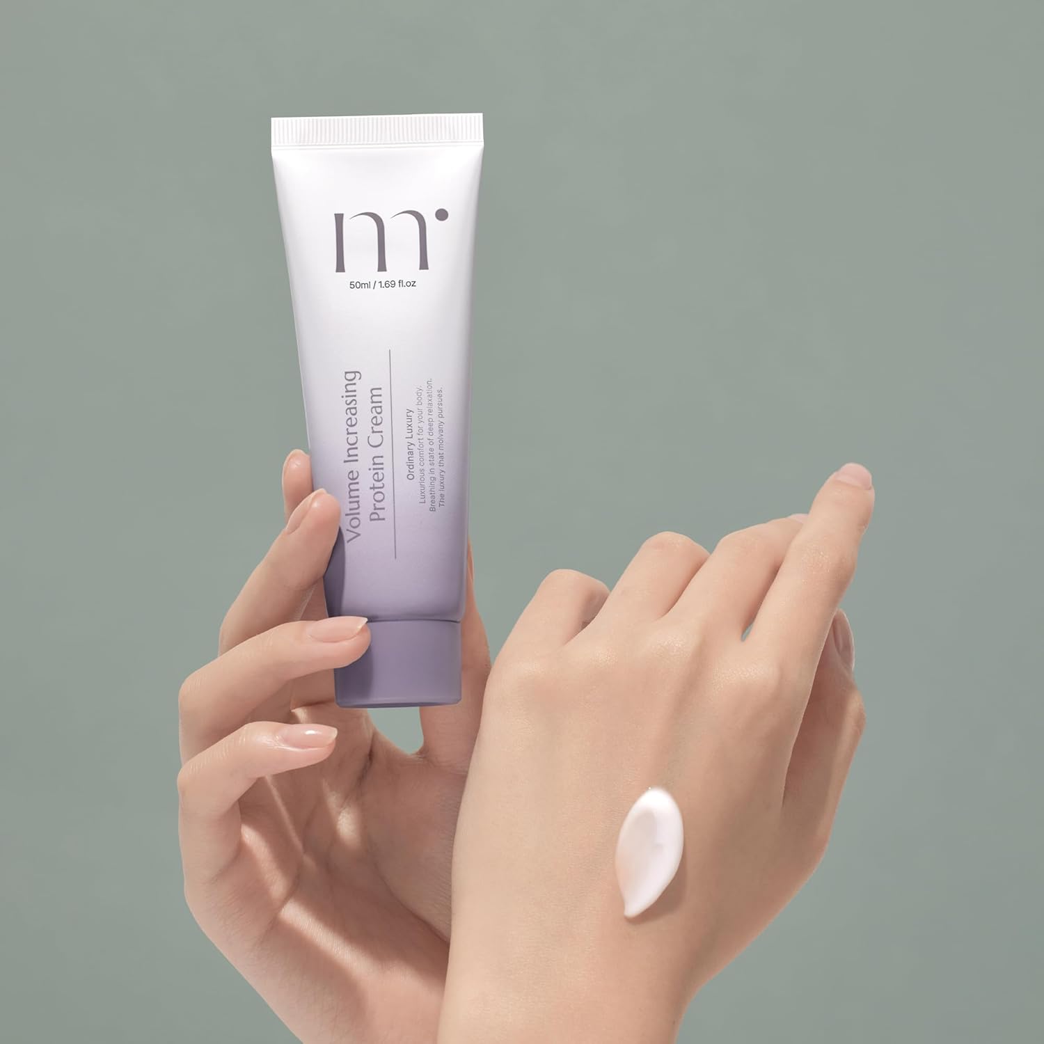 MOLVANY – Crema hidratante para el rostro con proteínas para aumentar el volumen