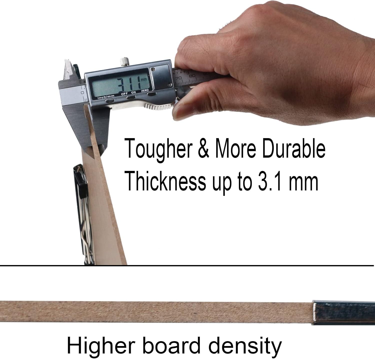 Tablero de dibujo de 17 x 24 pulgadas, doble clip con protector de esquina, tablero de dibujo duro para artistas, perfil bajo, portapapeles, paquete