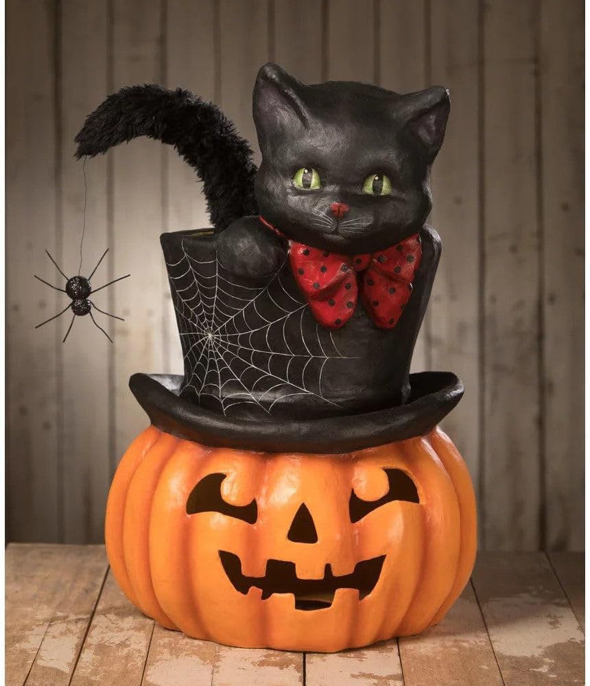 Bethany Lowe Designs – Sombrero de copa sorpresa Jack O’Lantern – TD2210
