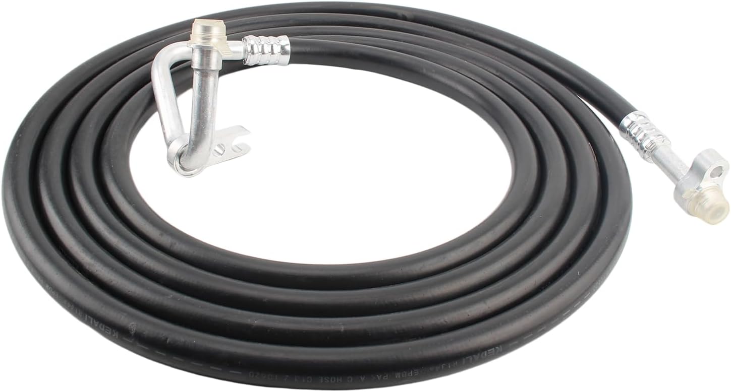AUTOKAY SU33468 Juego de línea de CA trasera para Chevy Suburban Rear Aux 2007-2014 Kit de manguera de CA Líneas de repuesto de aire acondicionado