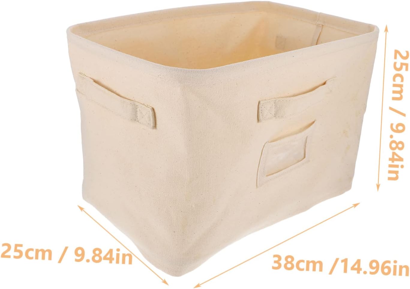 Cabilock Caja de almacenamiento de tela de 5 piezas, cestas de almacenamiento para ropa, organizador de ropa plegable para armario, contenedores de