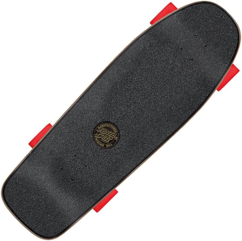 Santa Cruz Classic Dot Check Carver – Patín de surf preconstruido completo