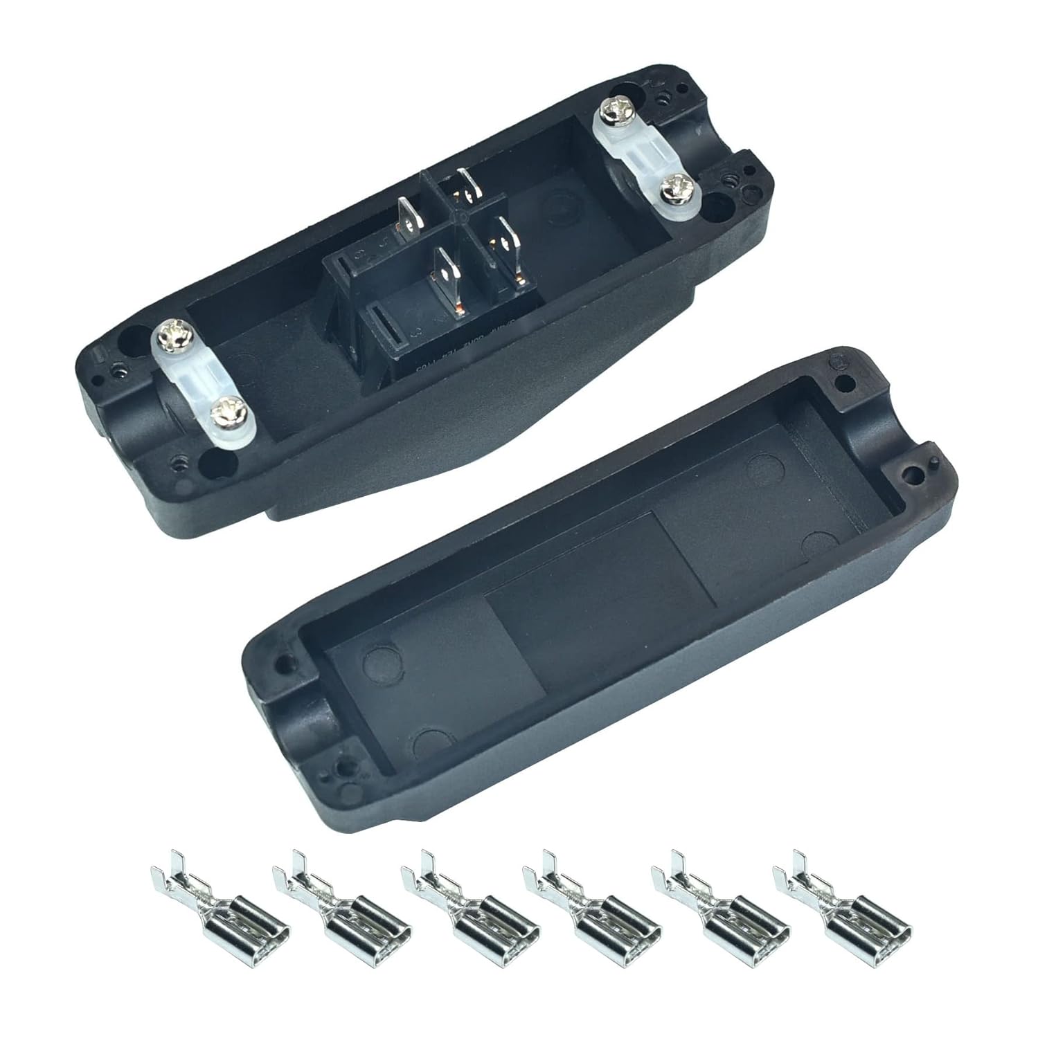 FILSHU Interruptor de cable en línea 20A 125V16A 250V verde Led ONOFF en línea lámpara de alimentación interruptor basculante con terminales