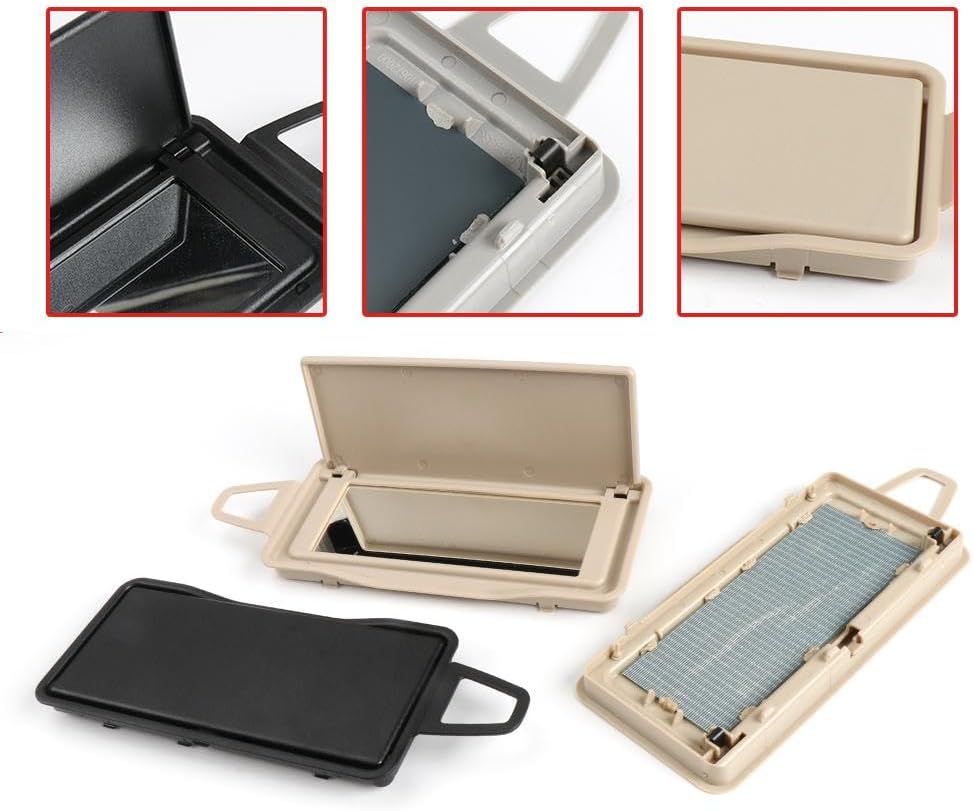 Espejo de repuesto para visera solar iluminadoespejo de maquillaje compatible con Mercedes E CLS para Benz W212 W218 Auto Accessories 2128108100
