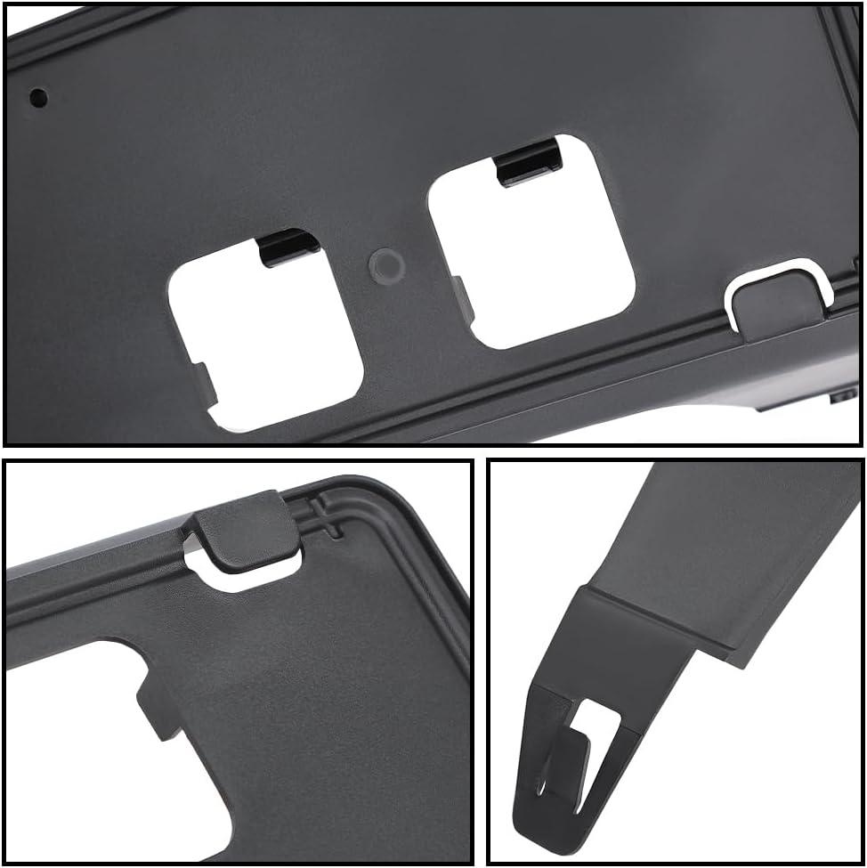 CHEDA Nuevo soporte de placa frontal negro compatible con Ford F250 Super DutyF350 Super Duty 2020 2021 2022 Super Duty Trucks LC3Z17A385AB