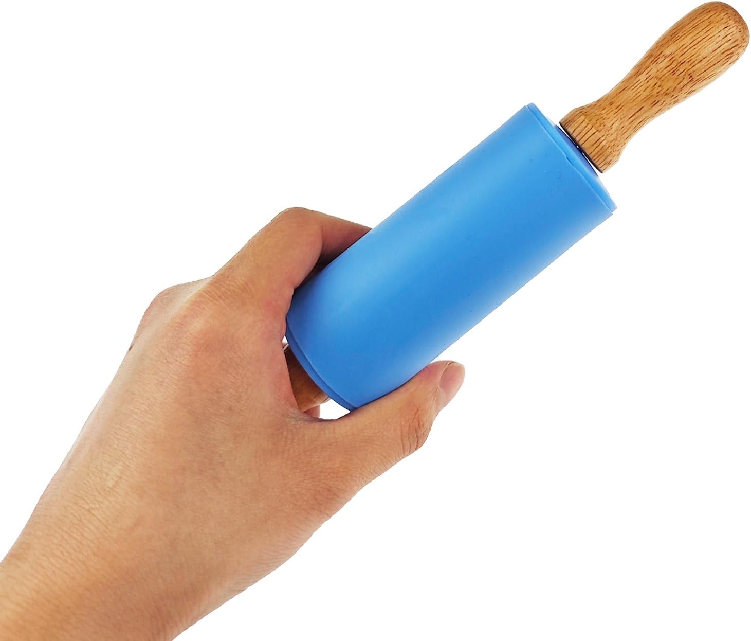 Paquete de 6 rodillos pequeños para niños, rodillos para niños para la cocina del hogar (6 colores) (9 pulgadas)