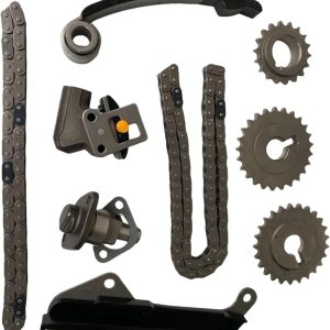 Kit de cadena de distribución GA16DE KB-21 13070-31U03 13070-31U10 13070-31U15 compatible con Nissan 100NX B12 B13 B14 SENTRA 1.6L March Sunny AD Kit de cadena de distribución GA16DE KB-21 13070-31U03 13070-31U10 13070-31U15 compatible con Nissan 100NX B12 B13 B14 SENTRA 1.6L March Sunny AD