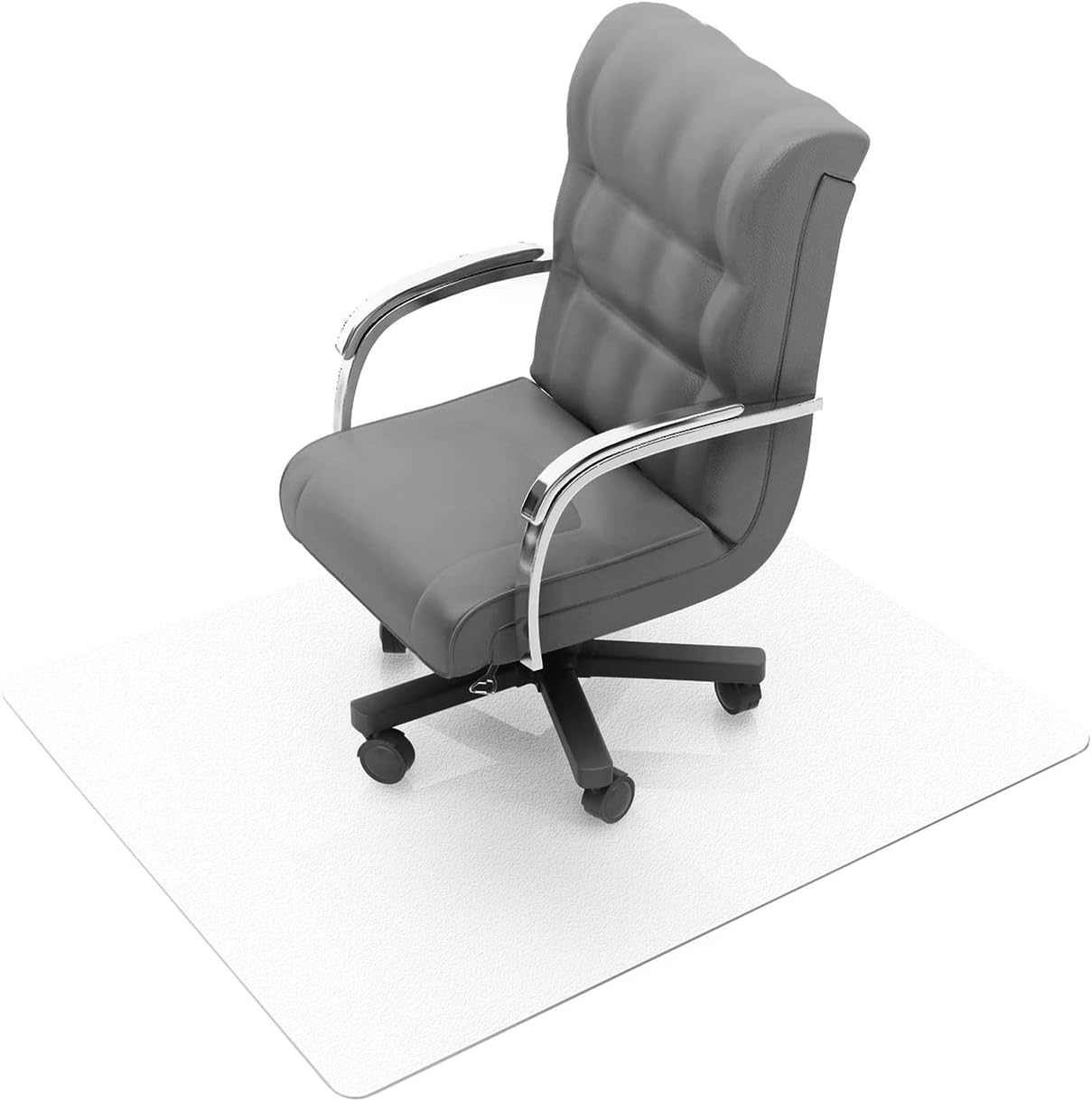 Floortex Valuemat Plus – Tapete rectangular de policarbonato para sillas de pelo bajo, 36 x 48 pulgadas