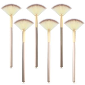 Maitys 6 pinceles faciales para máscara de abanico, herramientas de cepillo aplicador de máscara suave, brochas de maquillaje delgadas, herramienta Maitys 6 pinceles faciales para máscara de abanico, herramientas de cepillo aplicador de máscara suave, brochas de maquillaje delgadas, herramienta