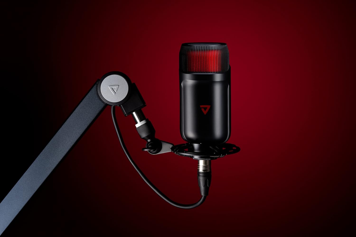 THRONMAX Micrófono XLR con paquete de montaje de impacto, micrófono de condensador cardioide analógico Mdrill Zone XLR, micrófono multipropósito de