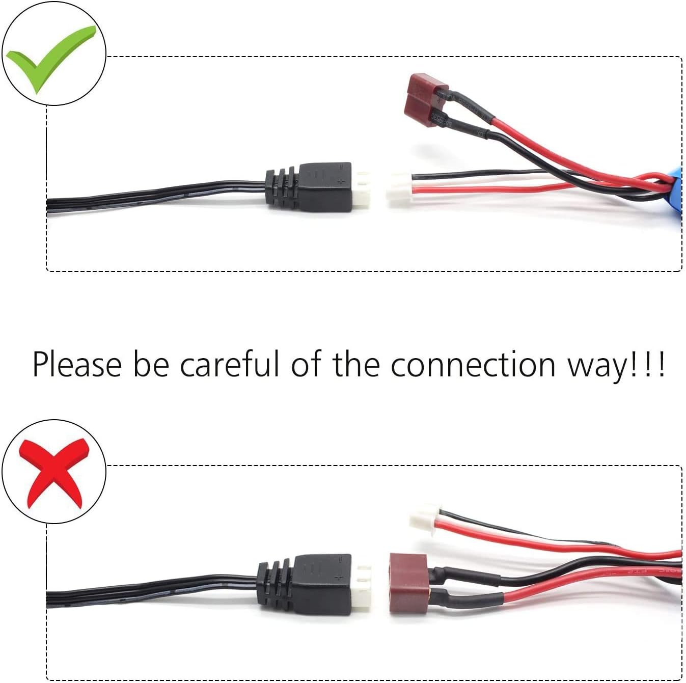 Hosim Paquete de batería recargable de iones de litio de 7.4V 1500mAh 15C con conector T para RC Evader BX Car 12401 12402 RC Truck 9155 RC Truggy