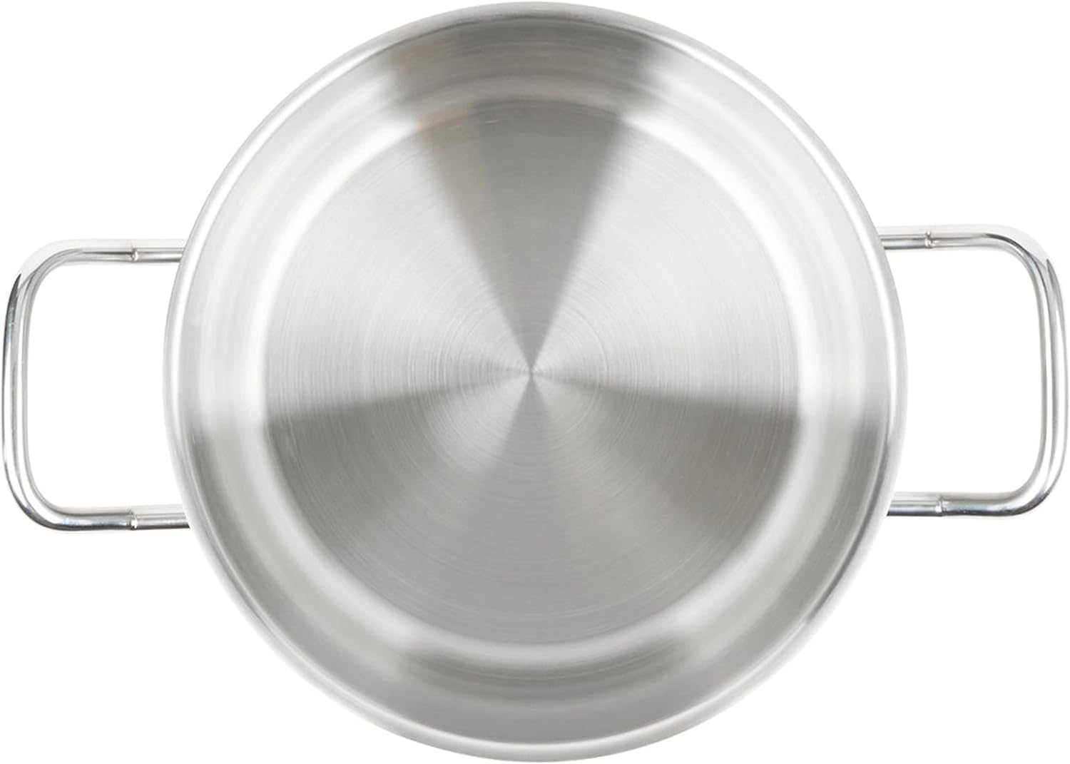 TrueCraftware Olla de acero inoxidable de 24 cuartos de galón con tapa, olla grande de inducción de alta resistencia, olla a fuego lento con tapa,