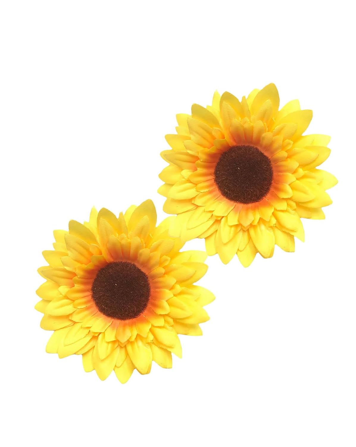 Pinzas para el pelo de girasol, pasadores de pelo de girasol, horquillas de girasol amarillo BBG55 (juego de 2 unidades, C)