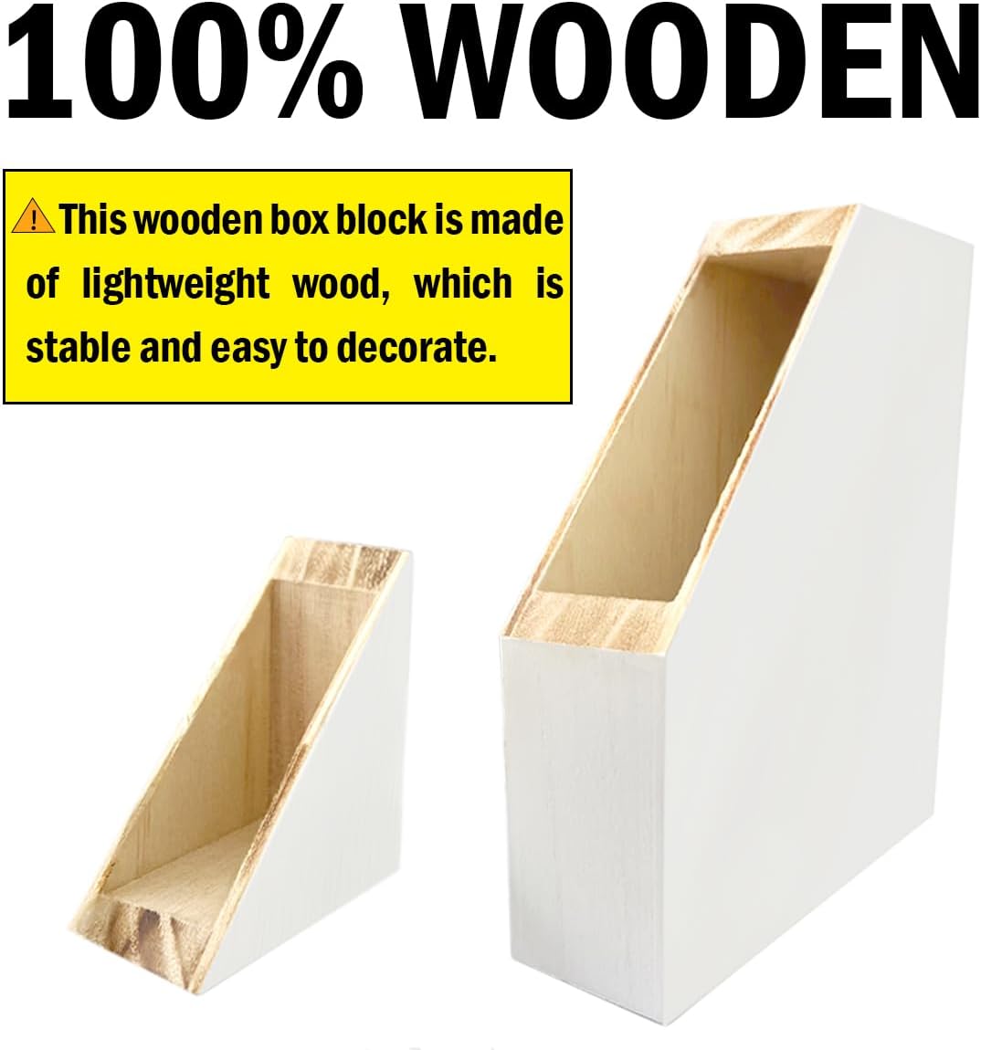 Cartel de madera divertido con texto en inglés “I’m a Professional Wood Block Box” para decoración de escritorio para el hogar, oficina, estantería,