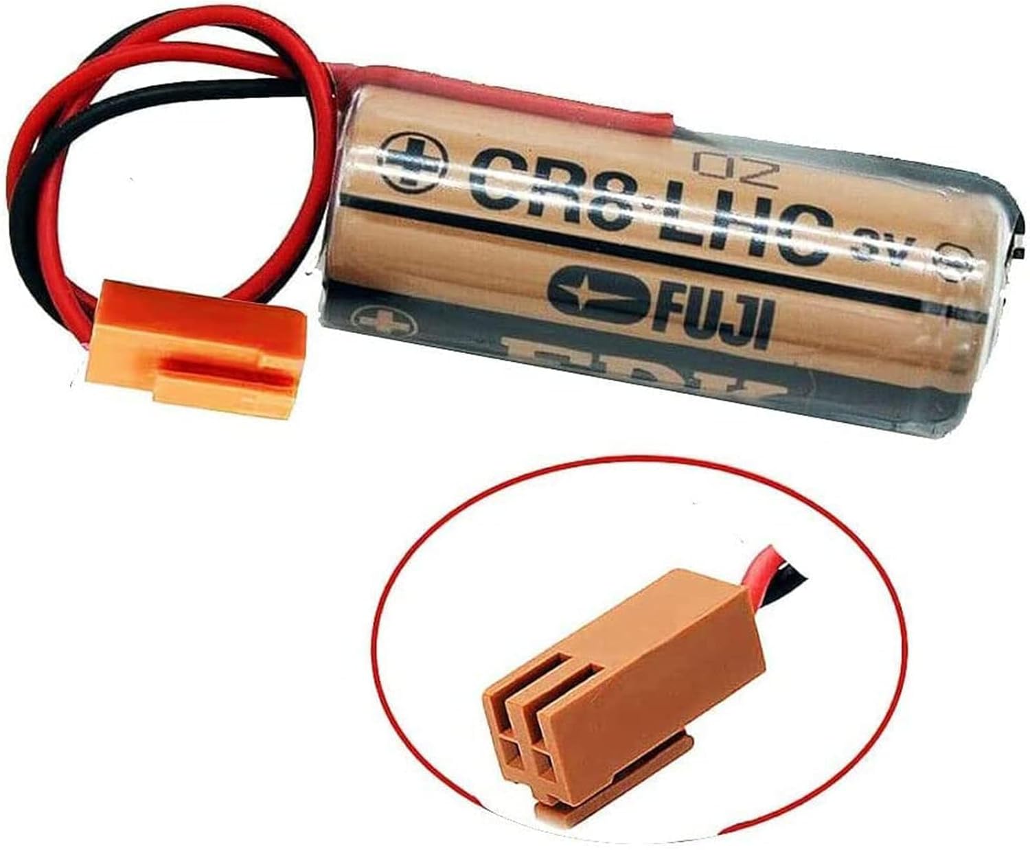 WELLVEUSPaquete de 15 unidadesCR8.LHC 3V 2600mAh para Fuji FDK CR8-LHC, CR8-LHC 3V Batería Toto, Fuji CR8-LHC Batería 3V Flusher automático