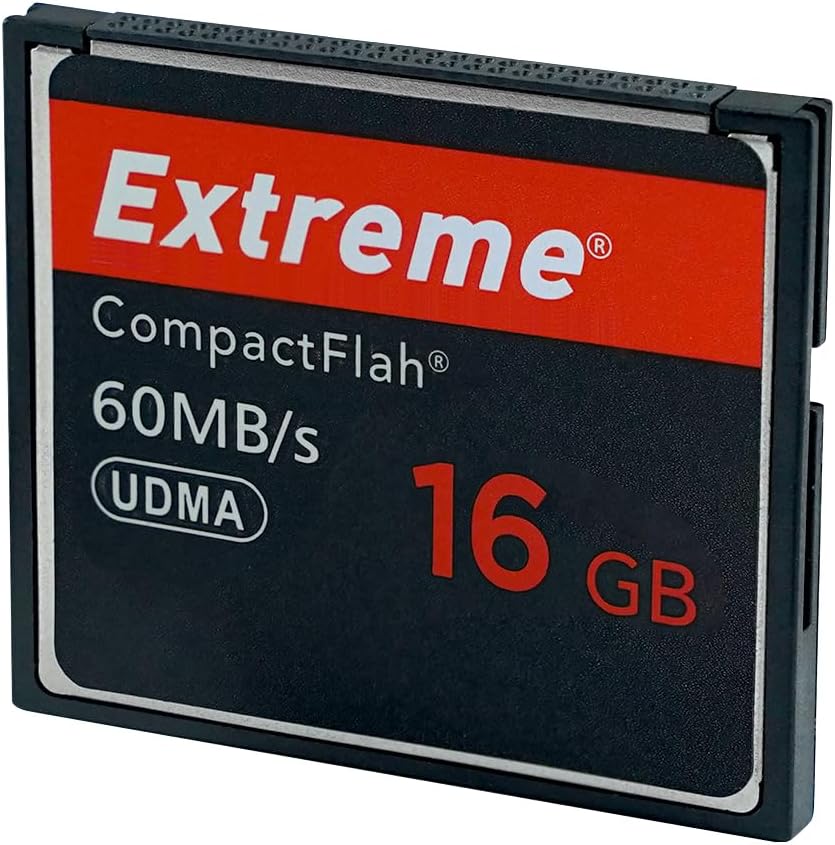 Tarjeta de memoria flash compacta de 16 GB extrema velocidad UDMA hasta 60 MBs SLR Cámara CF tarjeta