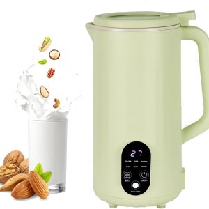 LMFUEN Máquina automática de leche de soja y nueces, 27 onzas líquidas, procesador de alimentos, pasta de arroz, jugo, licuadora caliente de LMFUEN Máquina automática de leche de soja y nueces, 27 onzas líquidas, procesador de alimentos, pasta de arroz, jugo, licuadora caliente de