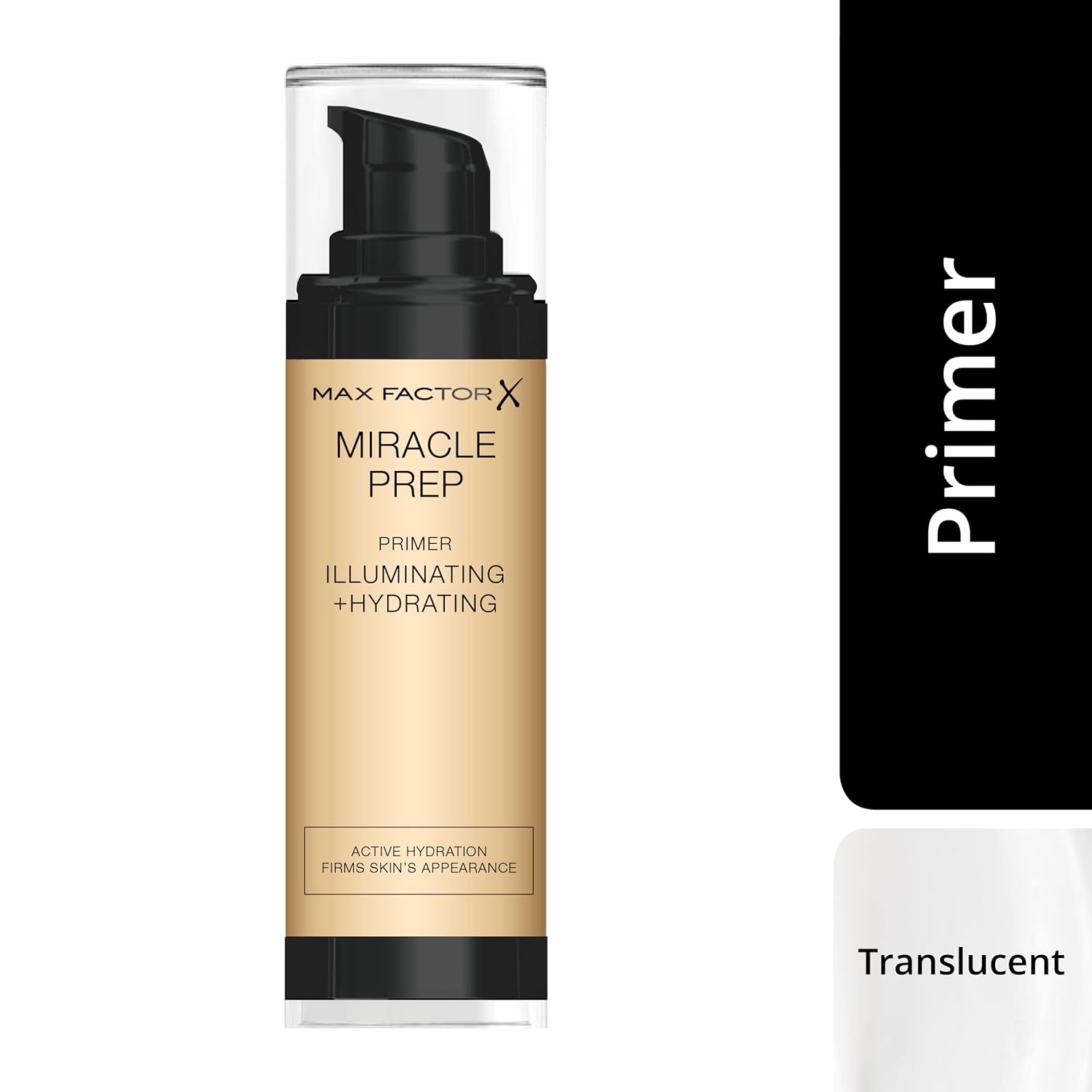 Max Factor Miracle Prep – Imprimación iluminadora e hidratante, fórmula nutritiva con niacinamida y vitamina E, 1.0 fl oz