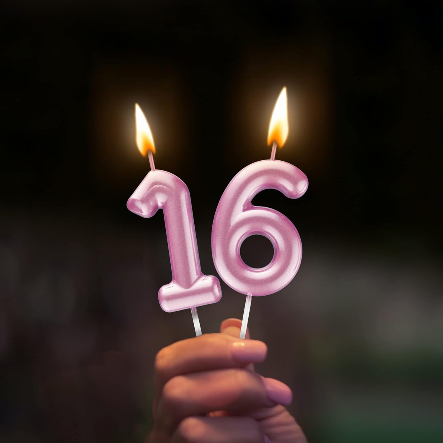 Vela rosa número 11 feliz cumpleaños número 3D velas para cumpleaños pastel decoración fiesta boda aniversario celebración suministros