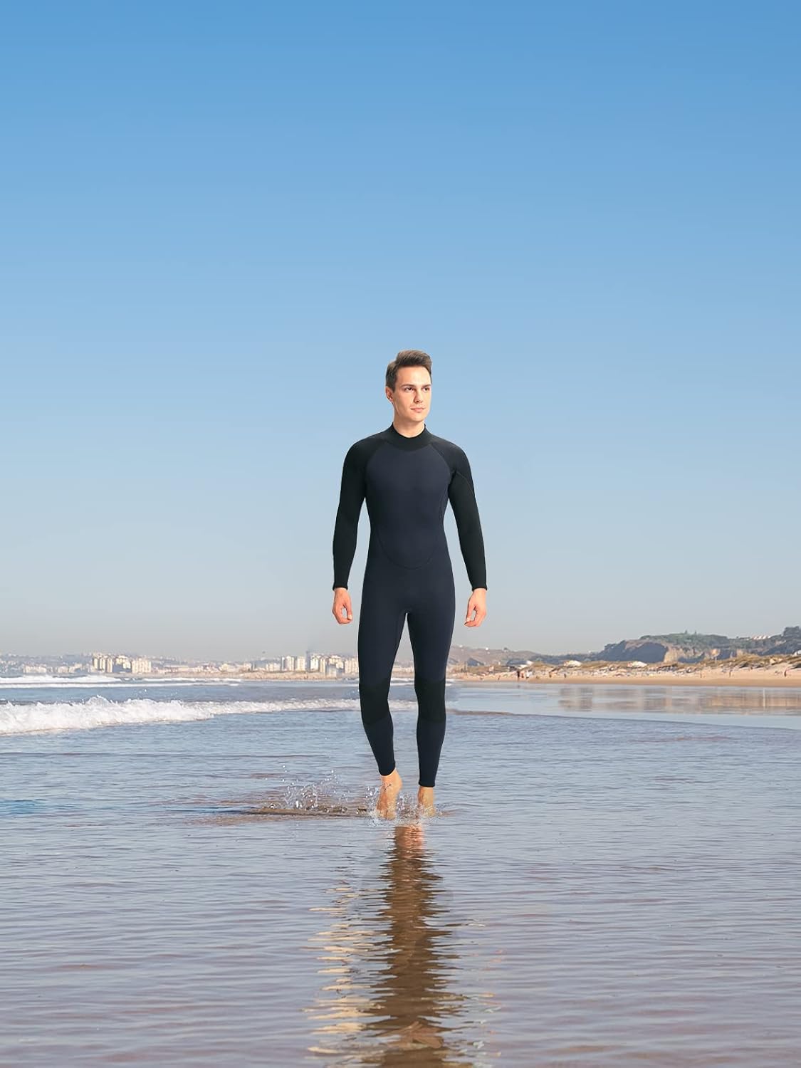 Traje de neopreno de cuerpo completo de 0.118 pulgadas para mujeres y hombres de 0.157 pulgadas y 0.157 pulgadas para agua fría, traje de buceo de