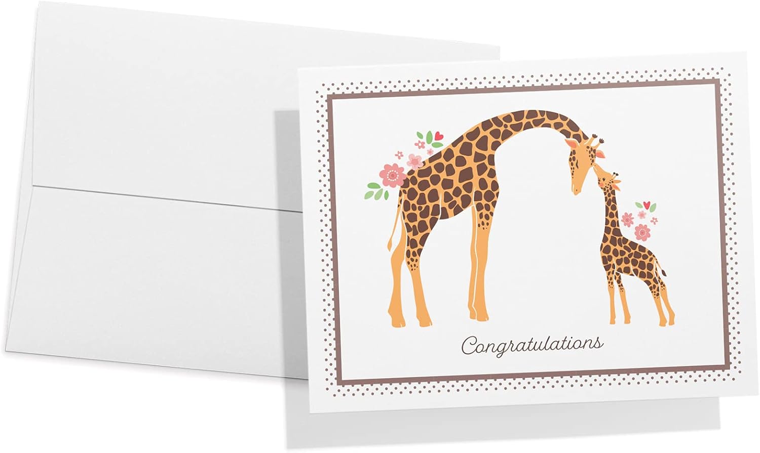Twigs Papel  Surtido de tarjetas de felicitación para baby shower en blanco con sobres, tarjetas de felicitación para niños y niñas, tarjetas de