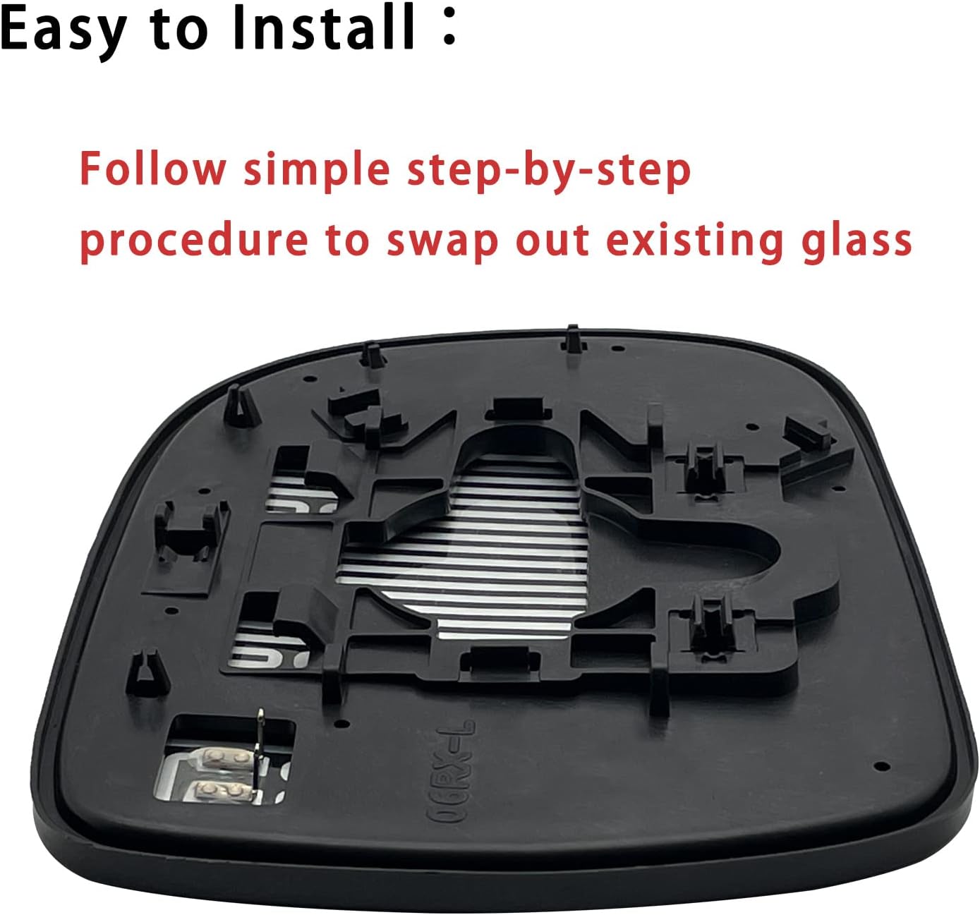 Espejo calefactable para el lado del conductor para Lexus RX330 RX350 RX400h 2004-2009, espejo para Lexus RX330 RX350 RX400h, espejos laterales