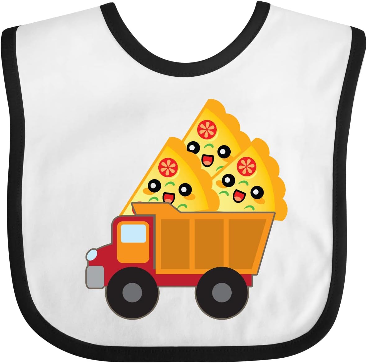 inktastic Babero divertido para bebé con diseño de camión de comida para