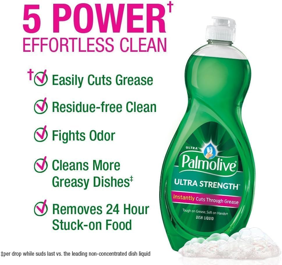 Palmolive Ultra Dish – Paquete variado de 6 jabones líquidos, incluye 2 de aloe y cítricos suaves al tacto, ultra fuerte y ultra naranja, 20 onzas