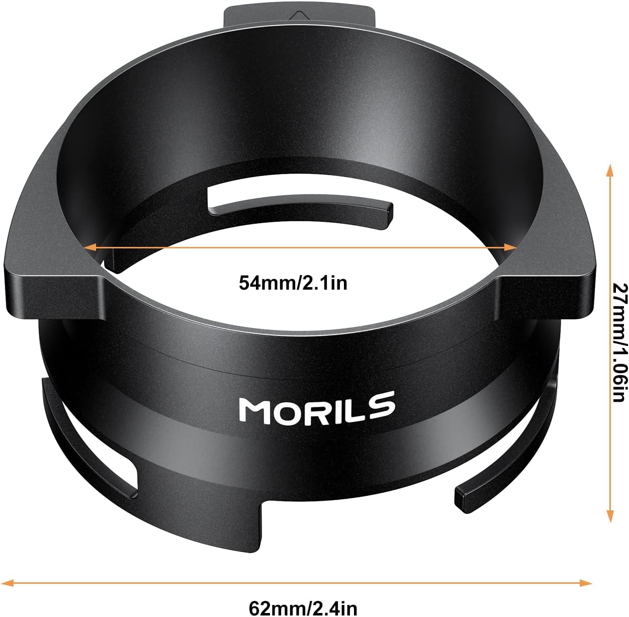 Embudo dosificador de 2.126 in para Breville, MORILS – Embudo dosificador de espresso de 2.126 in dedicado compatible con portafiltros Breville