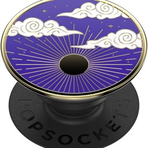 PopSockets Agarre y soporte para teléfono con parte superior intercambiable – Esmalte Sunburst PopSockets Agarre y soporte para teléfono con parte superior intercambiable – Esmalte Sunburst