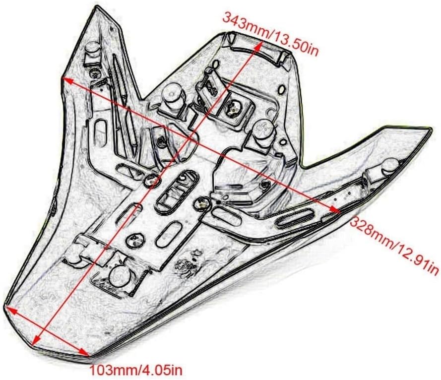motorcycle rear seat fairing Motorcycle Accessories Rear Pillion Seat Cowl Passenger Cover Tail Section Fairing Cowl For Kawasaki Z 900 Z900