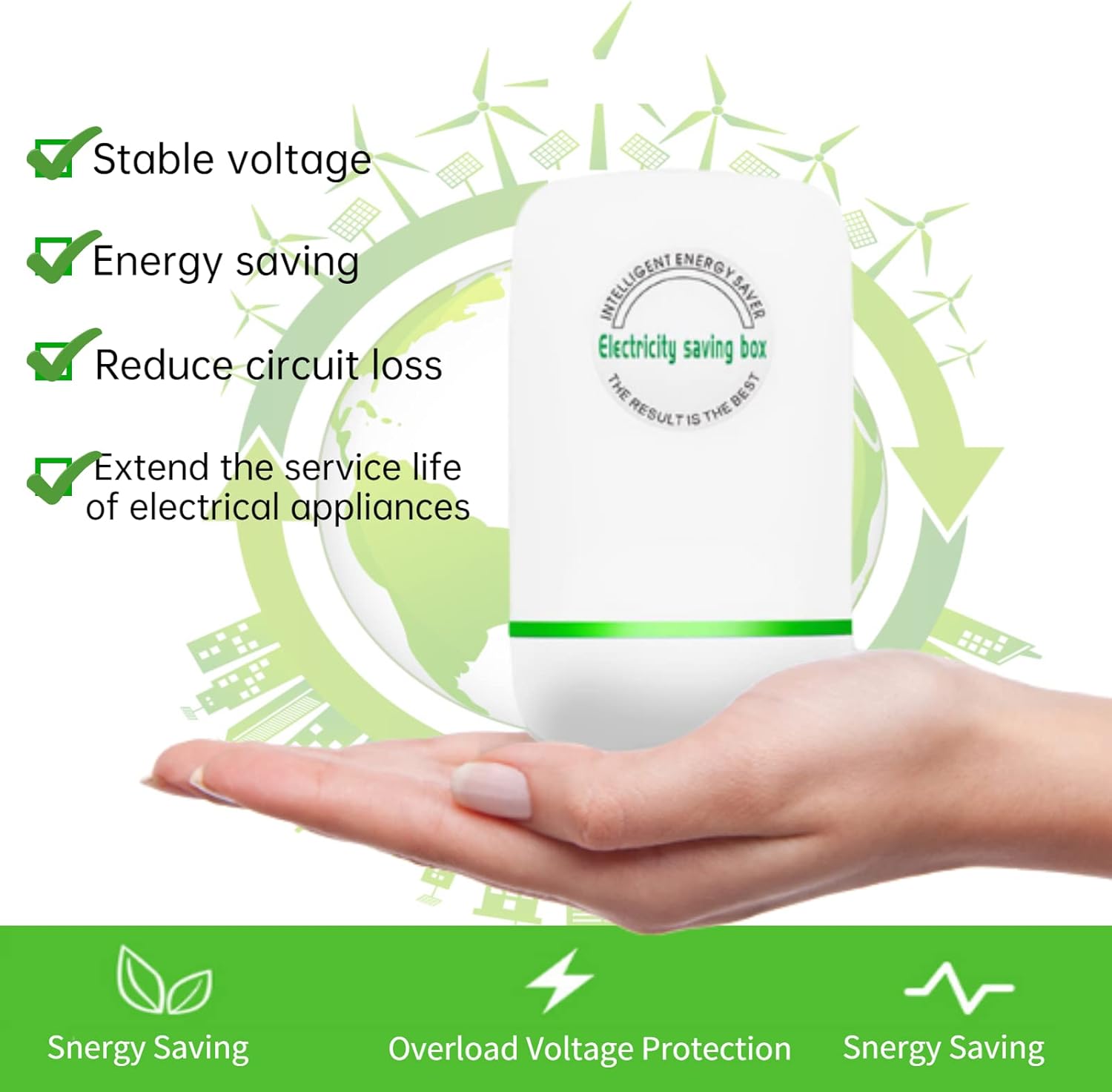 Esaver Watt, Pro Power Saver – Caja de ahorro de electricidad de 30 KW, dispositivo de ahorro de electricidad, dispositivo de mercado de oficina