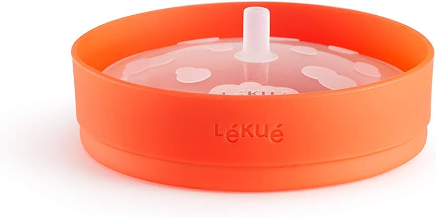Lékué Mini máquina para hacer palomitas de maíz para microondas, 5 x 3.5 pulgadas, color rojo