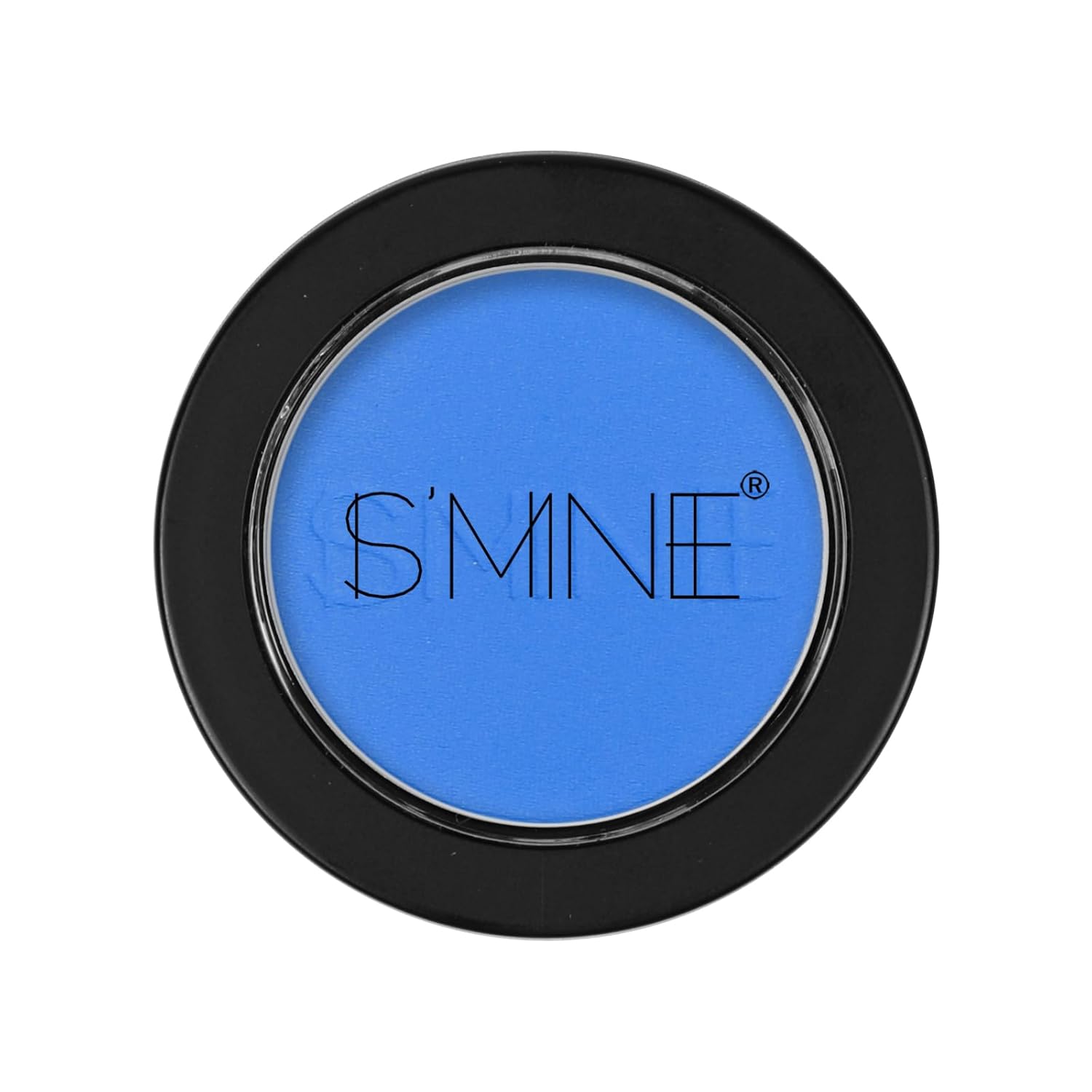 IS’MINE Solo pigmento mate azul de la paleta del polvo de la sombra de ojos alto, de larga duración, color intenso mejor sombra de ojos azul