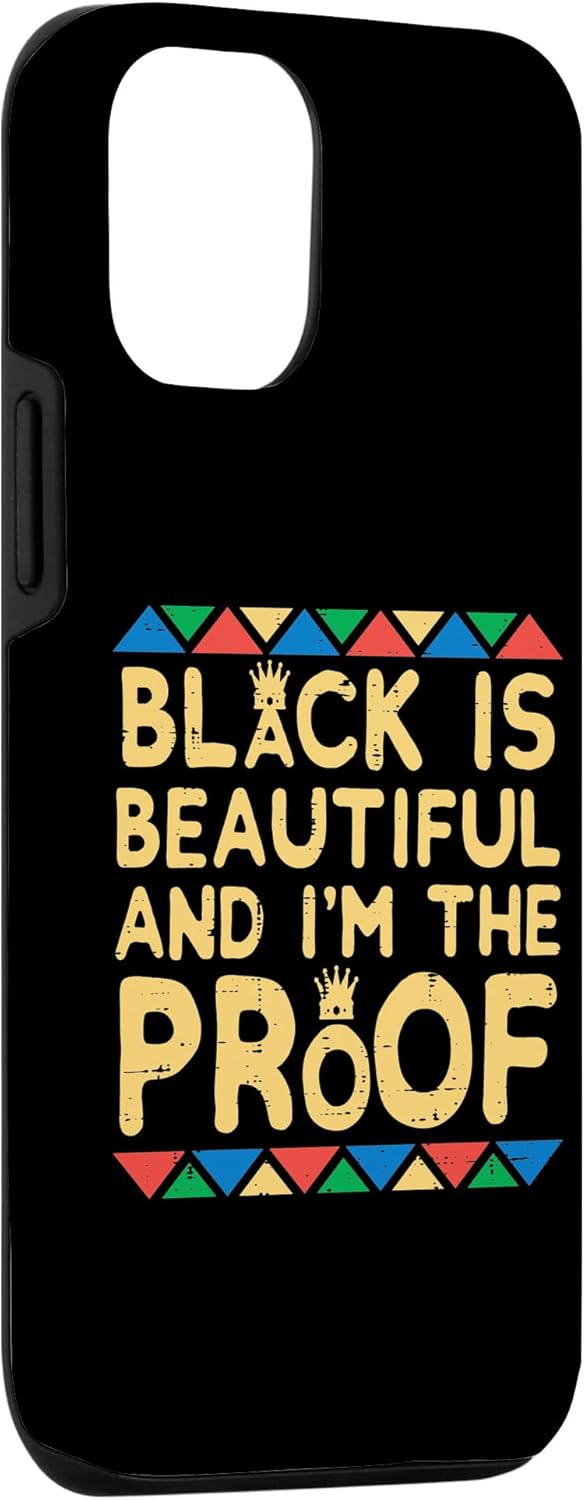 Funda de regalo para iPhone 14 Black Is Beautiful Kente Black History BHM Africa Pride