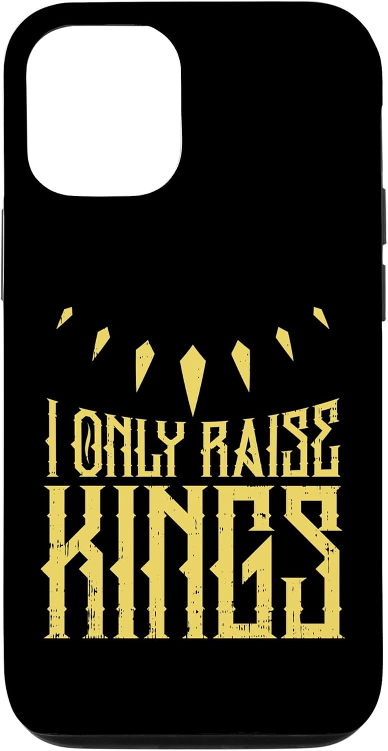 Funda de regalo para iPhone 13 I Only Raise Kings Black Pride African American Mom Dad