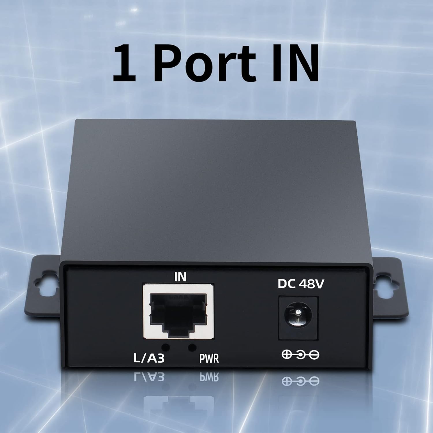 SODOLA Extensor POE de 2 puertos 10100 Mbps, repetidor POE 1 en 2 salidas para sistemas de seguridad cámara IP, amplificador PoE, refuerzo PoE,