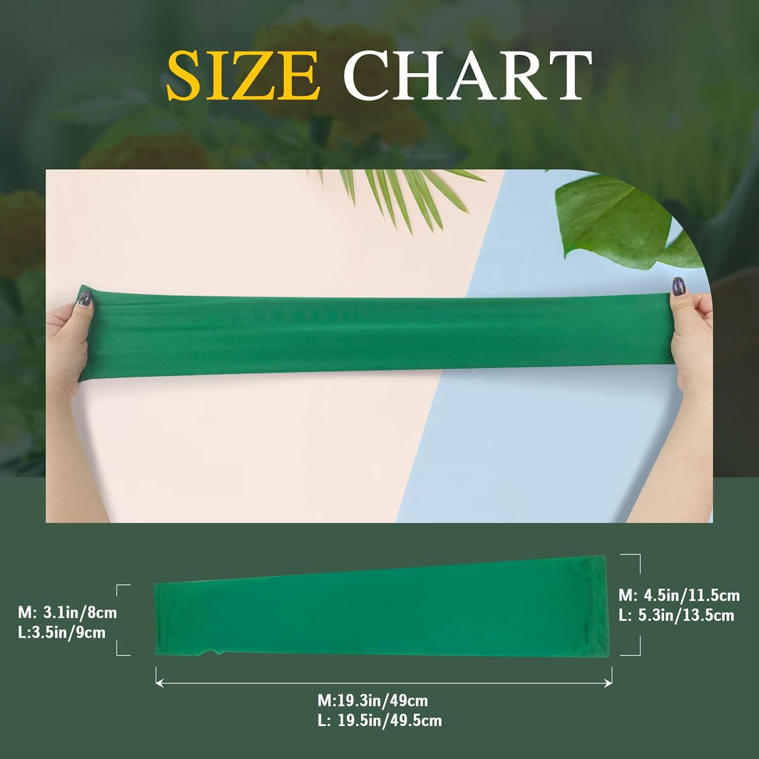 MIG4U 2 pares de mangas de brazo, mangas de jardinería para agricultores para mujeres y hombres, manga de protección solar UV refrescante con