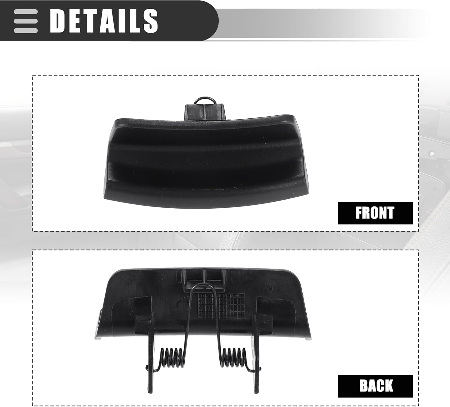 Motoforti Pestillo de consola central, para Ford Escape 2013-2016, para Ford C-Max 2013-2018, cerradura de consola central, pestillo de tapa del