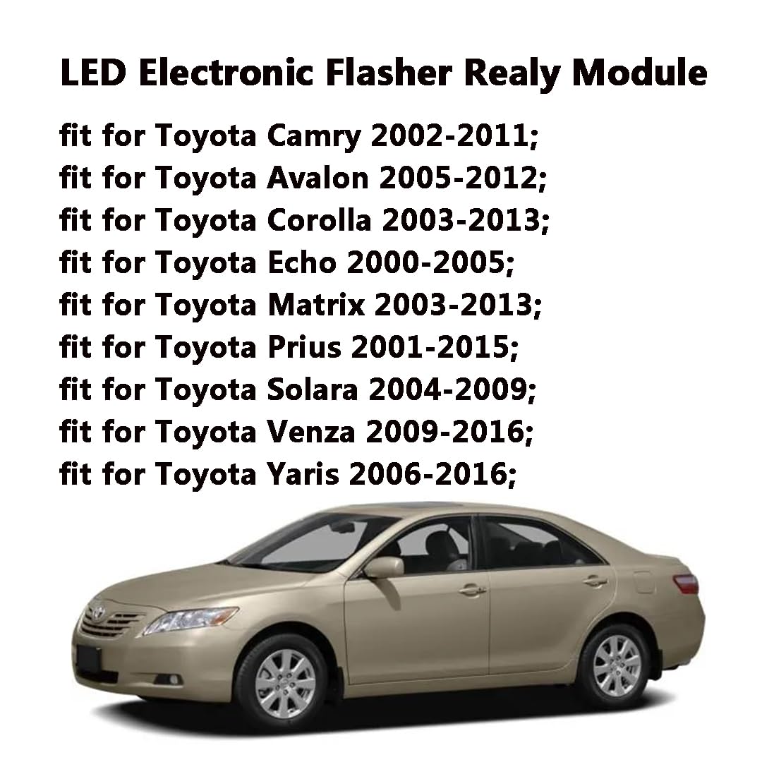 81980-50030 Conjunto de relé de intermitente LED para Toyota coche, SUV, MPV, camioneta, camiones, modelos seleccionados, señal de giro y