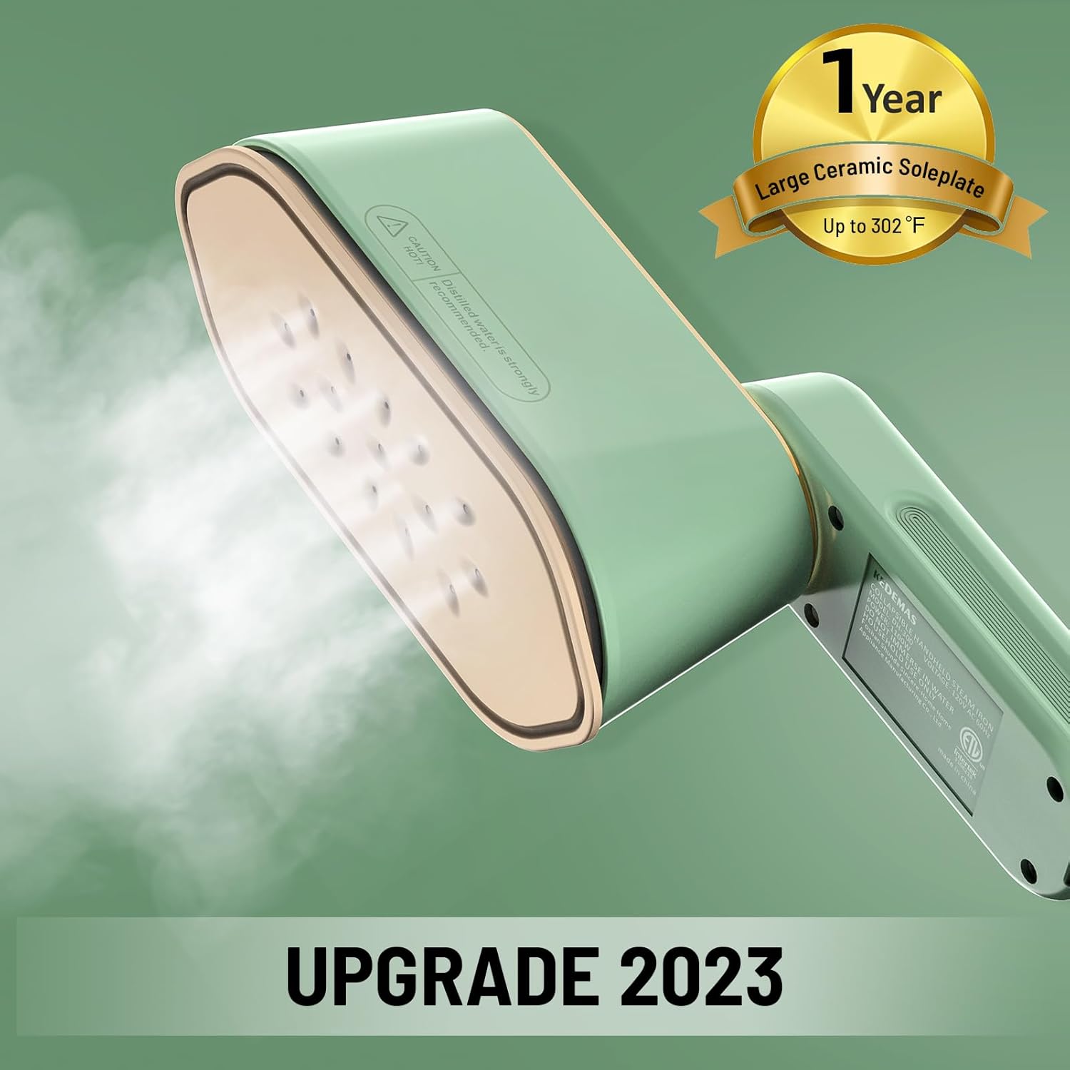 Plancha plegable para ropa con 2 niveles de vapor 2024, planchas portátiles de 1100 W para ropa de viaje, planchado en seco, máquina de planchar de
