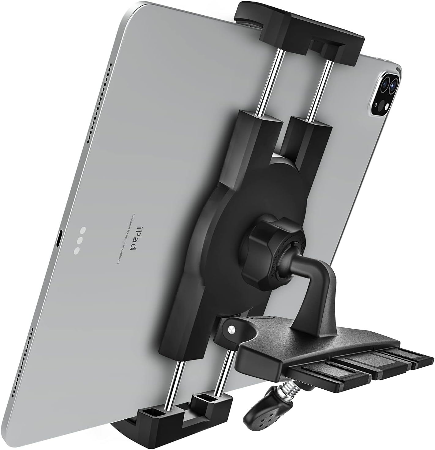 Soporte para tablet con ranura para CD de automóvil para teléfono y iPad de 4.7 a 12.9 pulgadas  Phichy ultra resistente reproductor de CD soporte