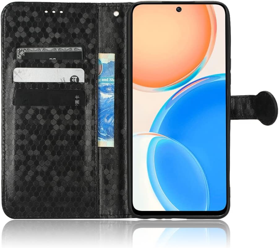Compatible con Honor X7 X8 X9, funda trasera magnética de cuero a prueba de golpes, ranura para tarjetero de crédito, soporte para Honor X7 X8 X9