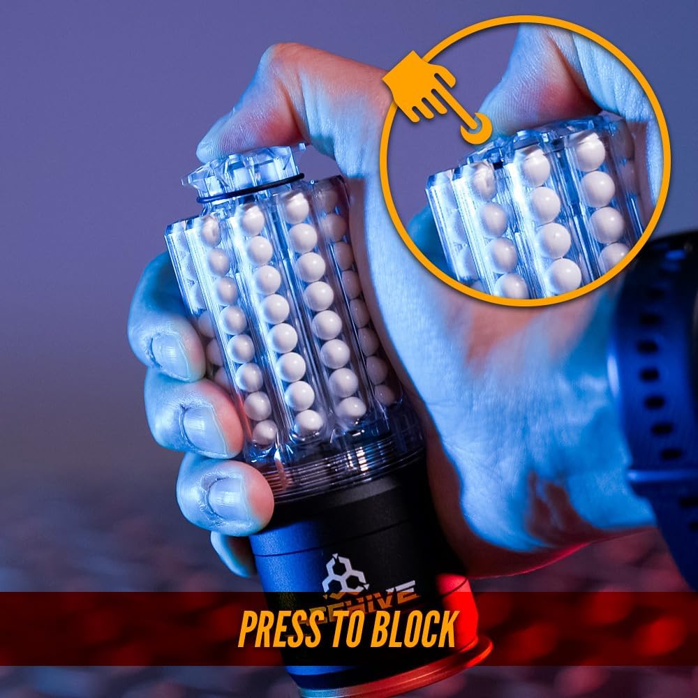 ACETECH Paquete de iniciación juego de granadas ficticias AceHive Spawner, función de recarga rápida para todos los BBS de 0.236 in.