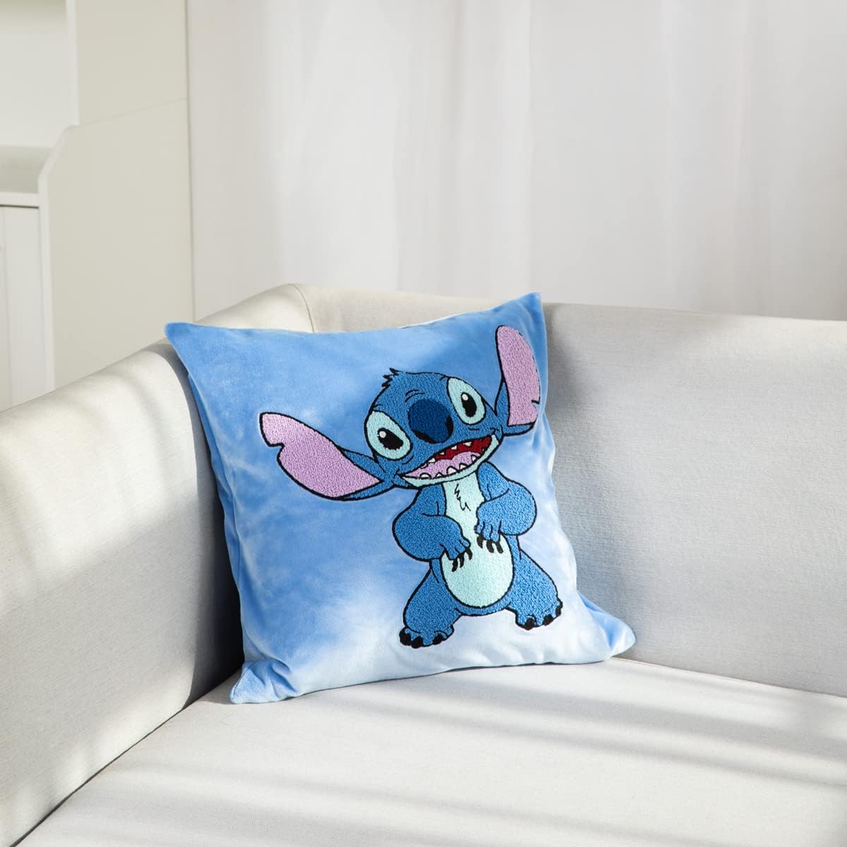 COSUSKET Fundas de almohada, almohada de terciopelo bordado de dibujos animados en 3D, regalos para niños y niñas