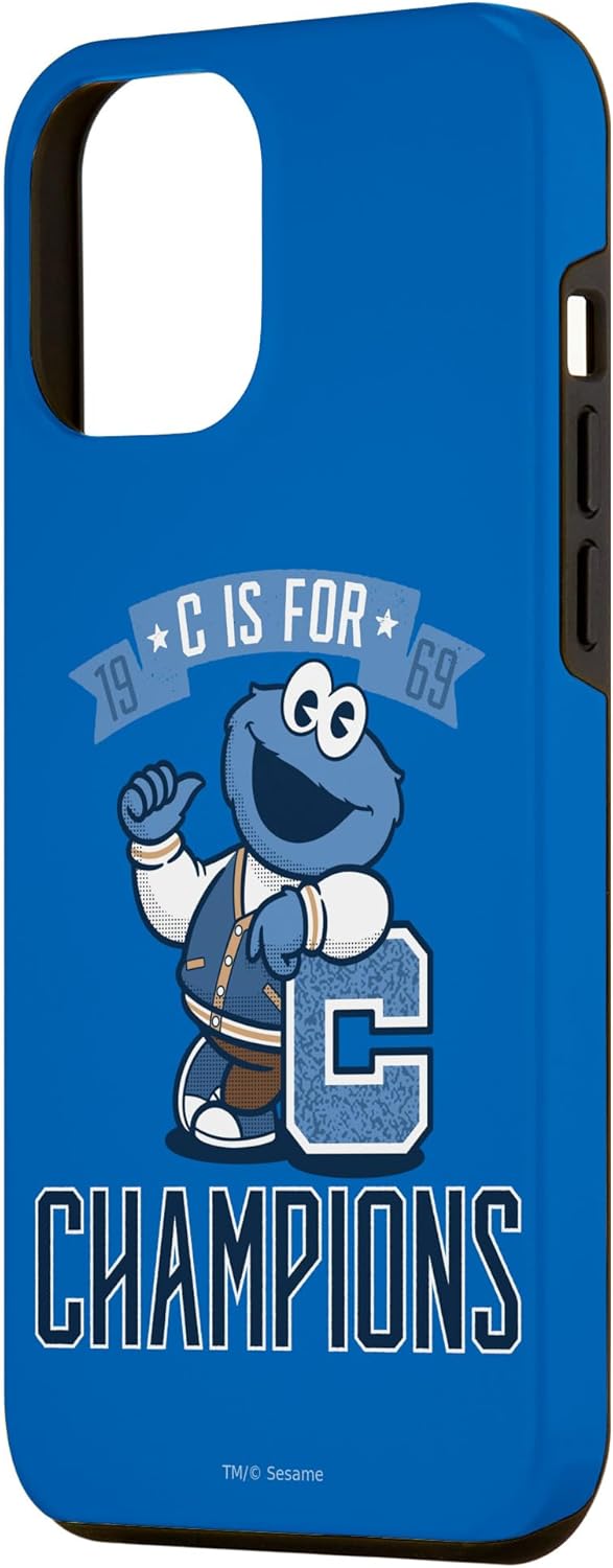 iPhone 14 Plus Sesame Street Cookie Monster C es para Champions Case