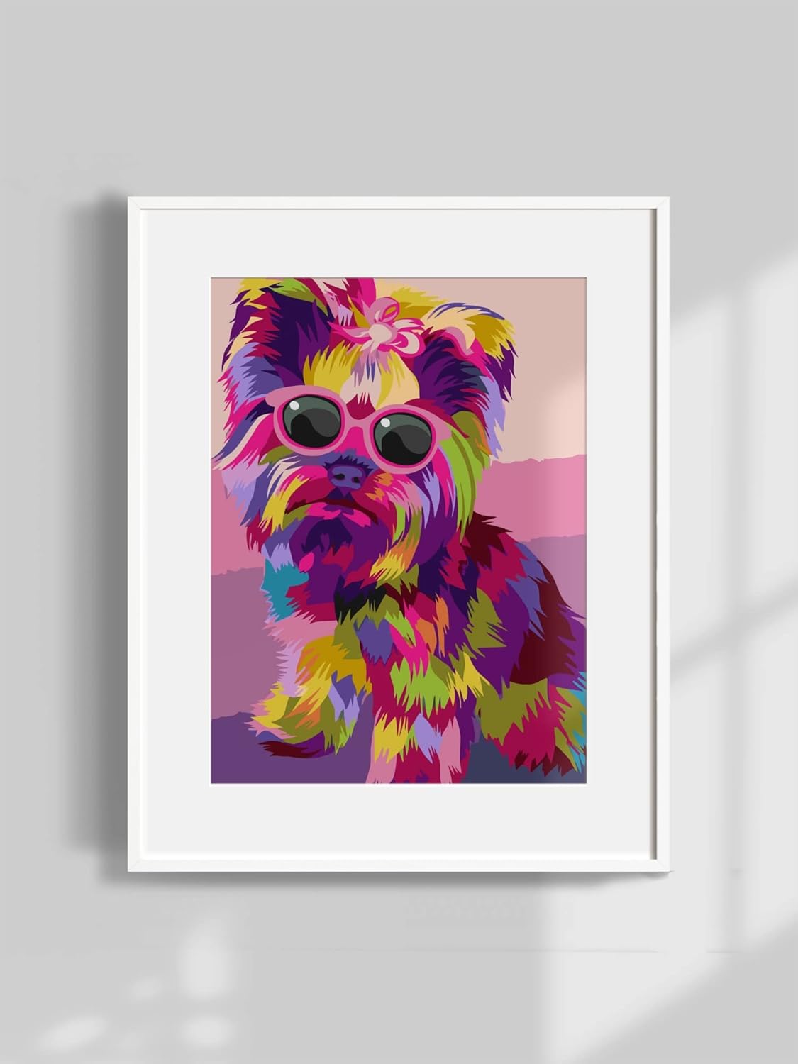 SYNHOK Pintura por números para adultos y niños principiantes, kit de pintura acrílica para decoración de habitación, regalo ideal de 16 x 20